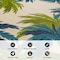 World Rug Gallery Tropical Floral Border Flatweave Indoor/Outdoor Runner Rug 2'x7' Green 9012GREEN2X7 - alternate 4